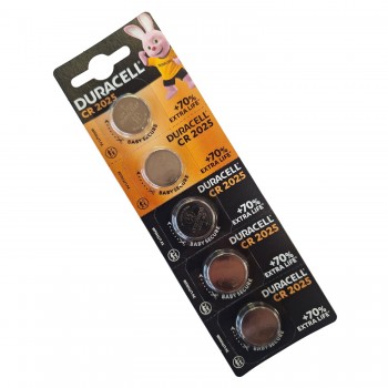 Duracell CR2025 3V ličio baterijos 5 vnt.